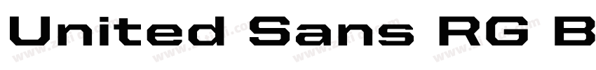 United Sans RG BK字体转换